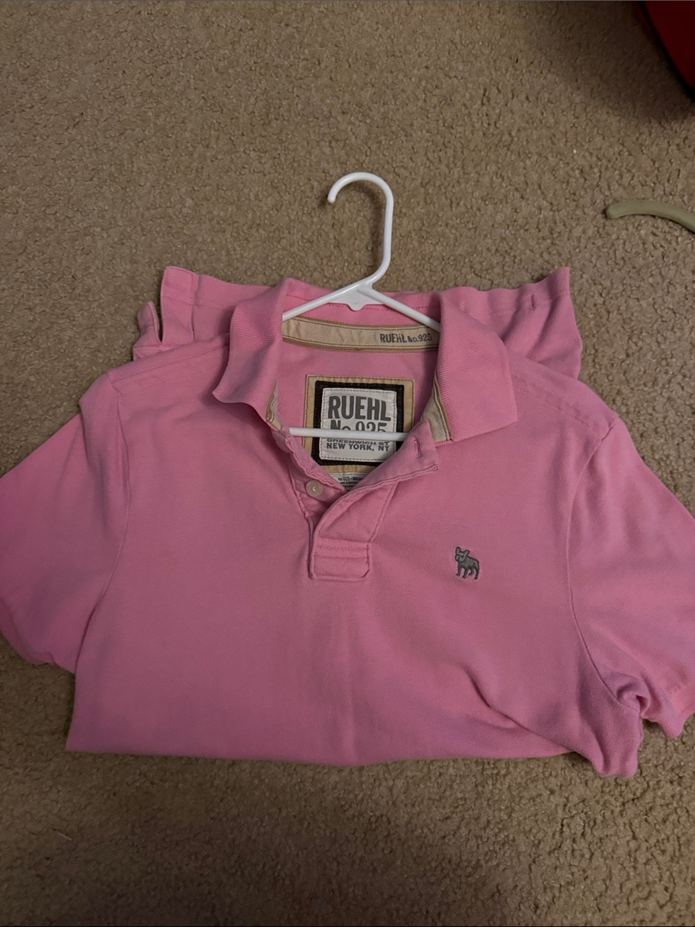 Ruehl No. 925 Pink Polo  size Medium
